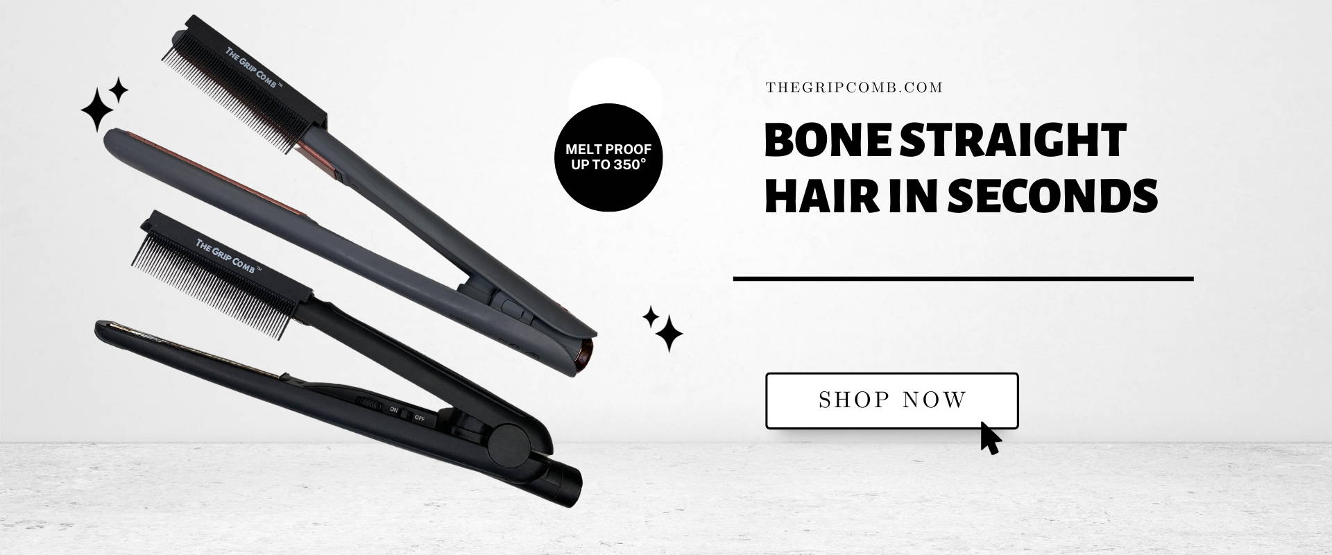 Comb Straightener Flat Hot Comb Hair Straightener The Grip Comb